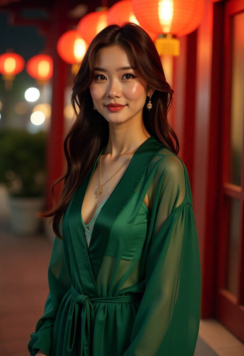 唐亦宁在片场与导演讨论剧本